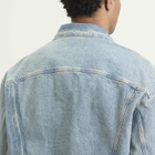 Maison Margiela Men's Taped Denim Jacket in Ice Blue
