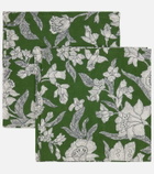 La DoubleJ Lilium Avorio Large set of 2 linen napkins