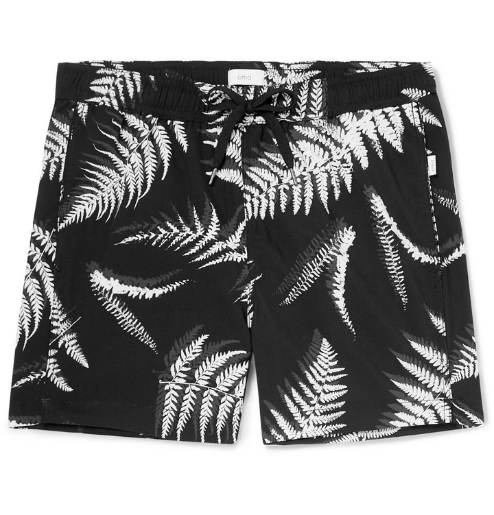 Photo: Onia - Charles Short-Length Printed Swim Shorts - Black