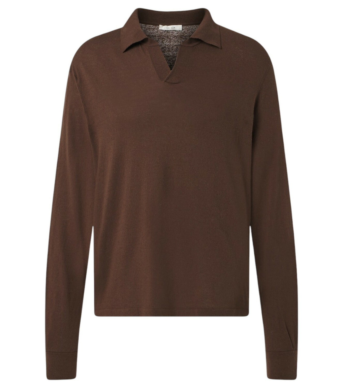 The Row Black Cashmere Judi Polo Shirt The Row