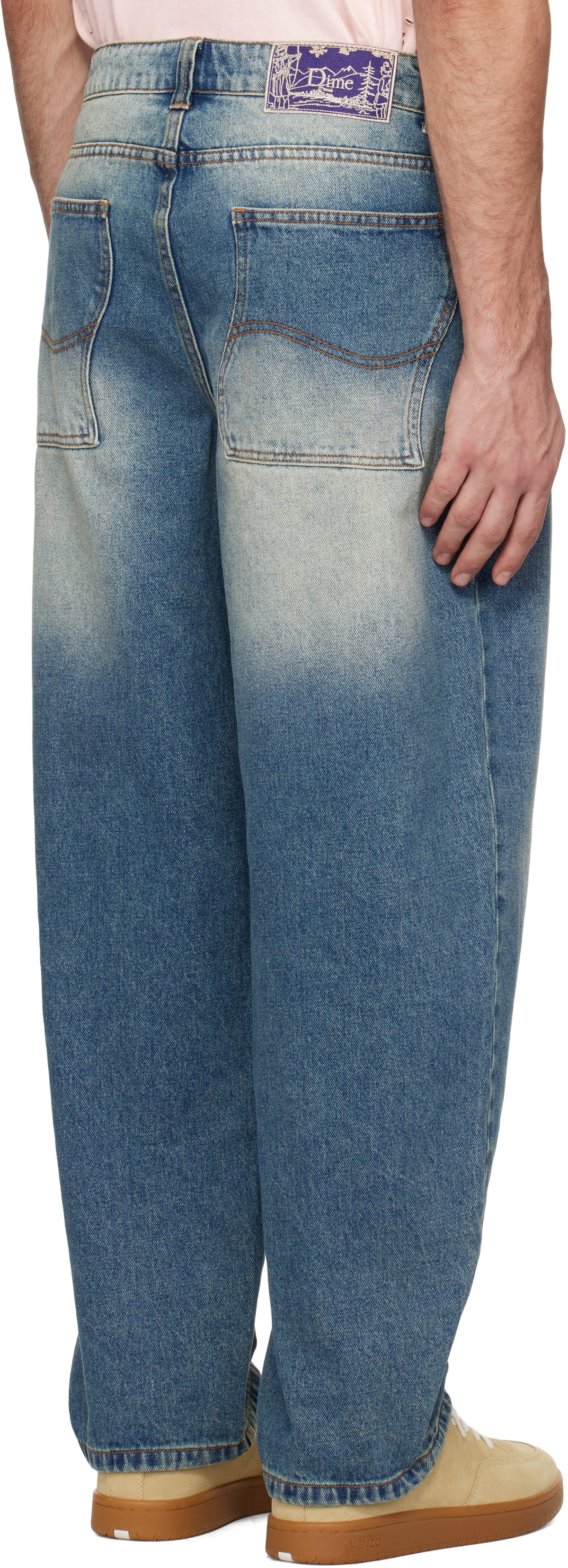 Dime Blue Classic Baggy Jeans