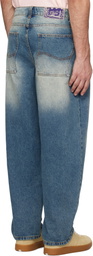 Dime Blue Classic Baggy Jeans
