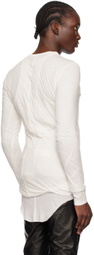 Rick Owens Off-White Porterville Double Long Sleeve T-Shirt
