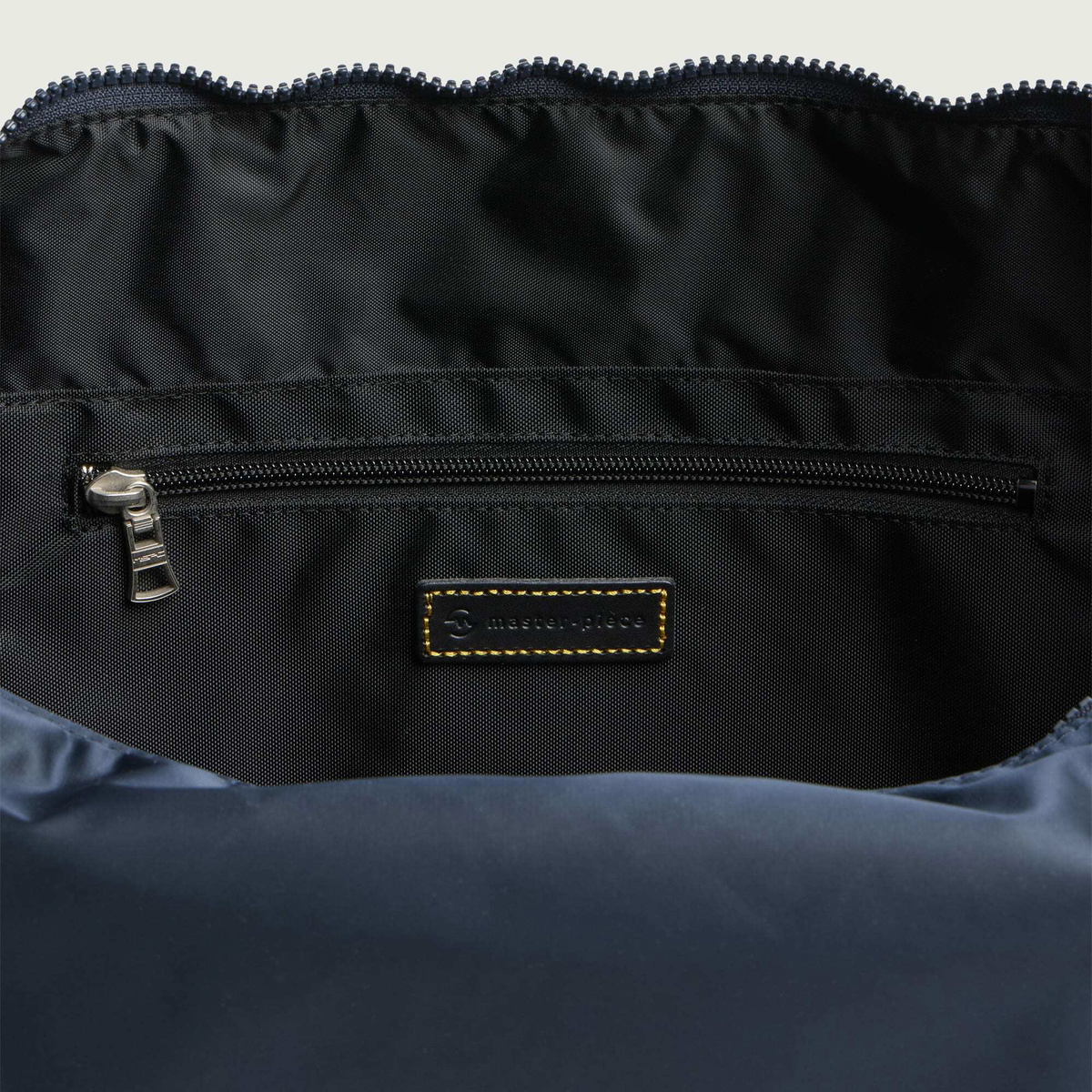 Master-Piece Ark Solid Shoulder Bag in Navy