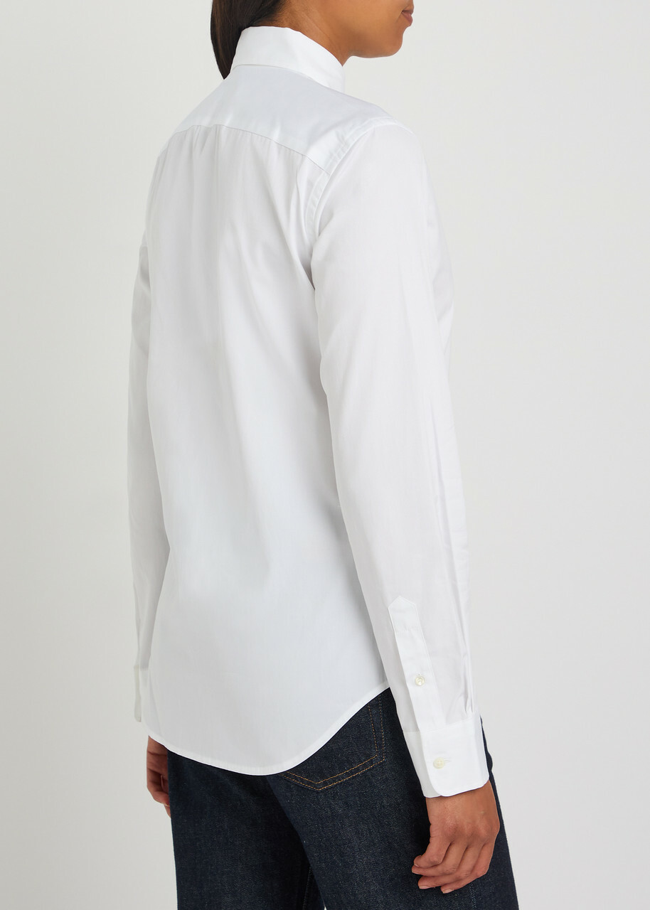 Polo Ralph Lauren Logo-embroidered Cotton Shirt White