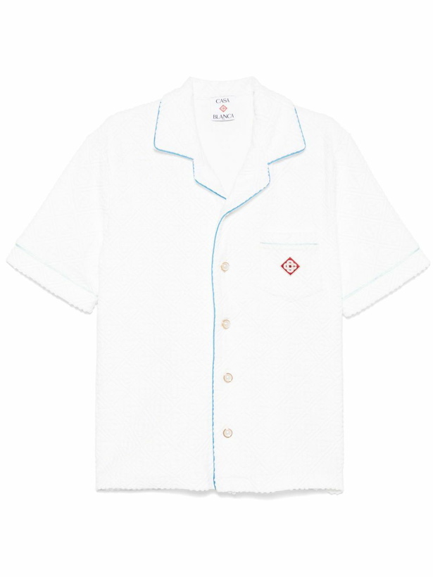 Photo: Casablanca Monogram Toweling Shirt