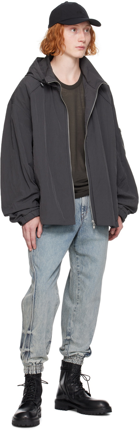 Juun.J Blue Faded Jeans