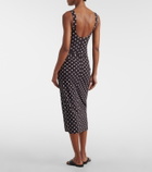 Karla Colletto Polka-dot beach cover-up