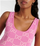 Gucci GG cotton jacquard minidress