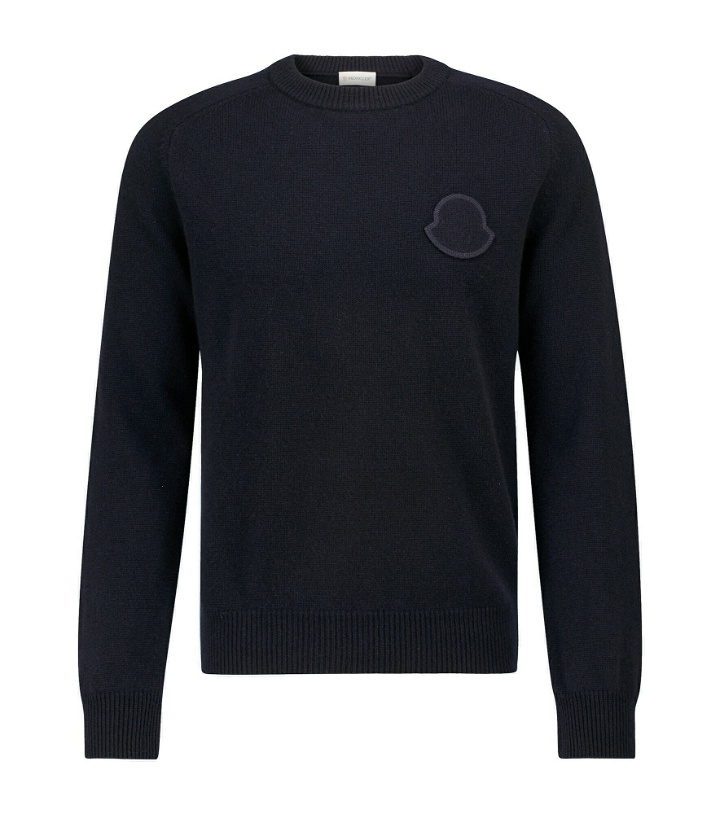 Photo: Moncler - Logo cashmere sweater