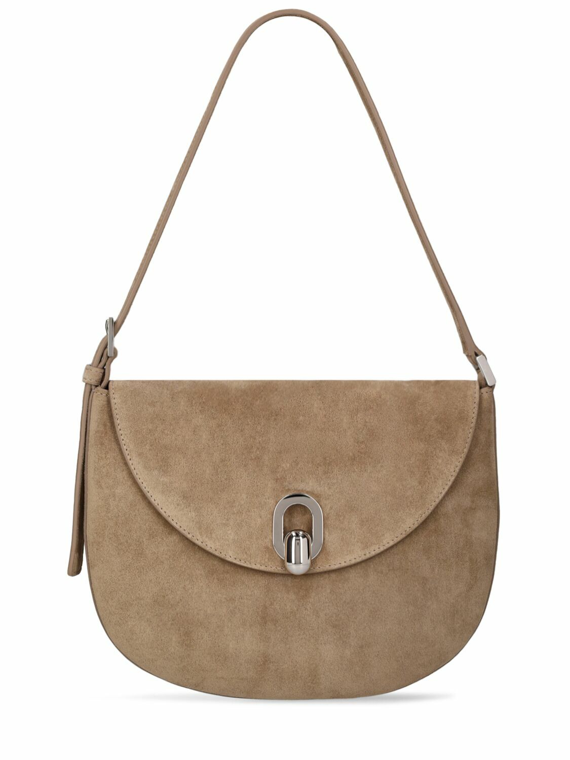 Small Tondo Hobo In Suede main image 0