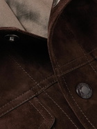 TOM FORD - Suede Trucker Jacket - Brown