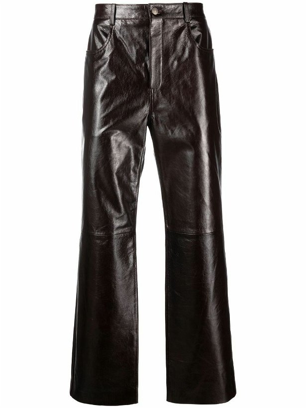 Photo: GUCCI - Leather Trousers
