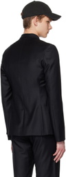 AARON ESH Black Two-Button Blazer
