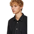 Comme des Garcons Homme Deux Black Wrinkled Shirt