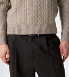 Arch4 Thames cable-knit cashmere sweater
