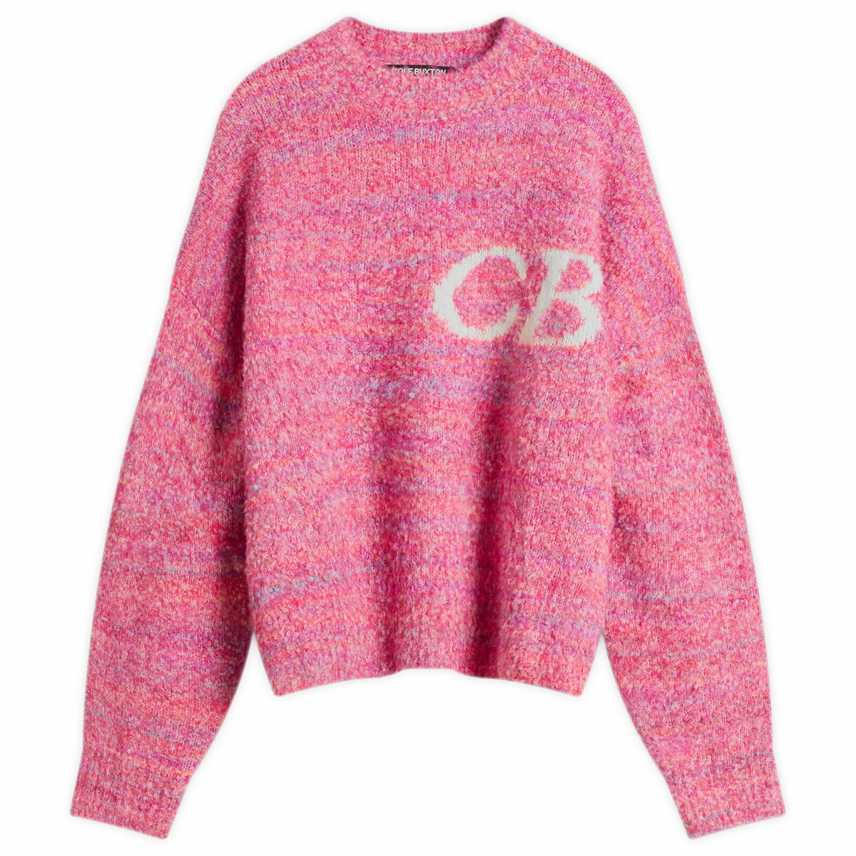 Cole Buxton Men's Boucle Logo Sweatshirt in Pink