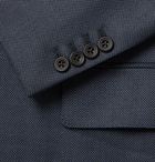 Kingsman - Navy Slim-Fit Birdseye Wool Suit - Blue