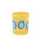 Carne Bollente x Frizbee Ceramics Smile Cup in Yellow