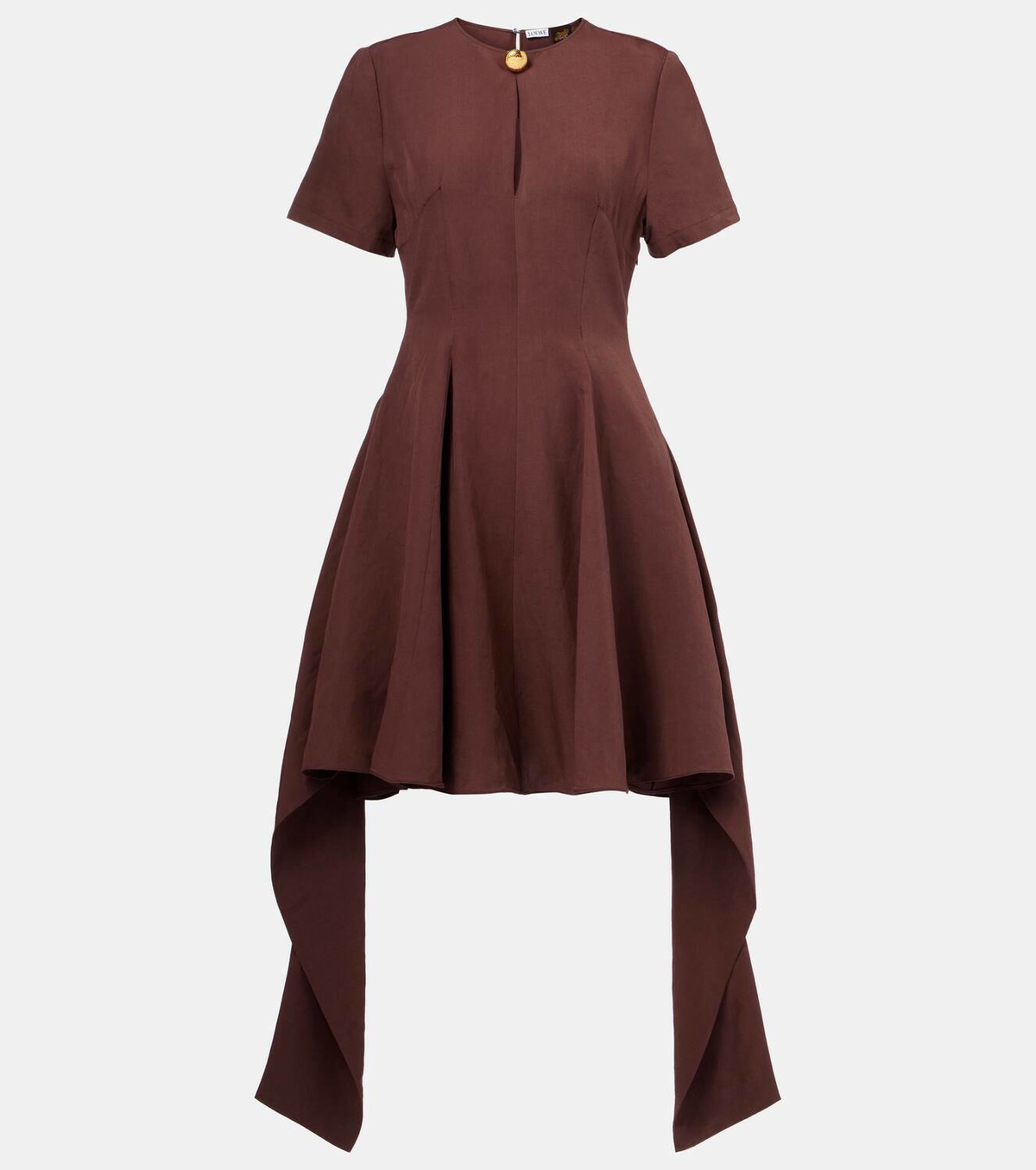 Loewe Paula's Ibiza tie-detail midi dress