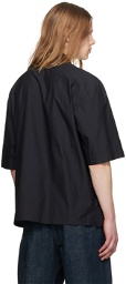 LEMAIRE Black Washed Pyjama Shirt