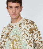 Acne Studios Jacquard wool blend sweater