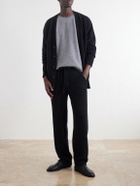 God's True Cashmere - Straight-Leg Cashmere Drawstring Trousers - Black