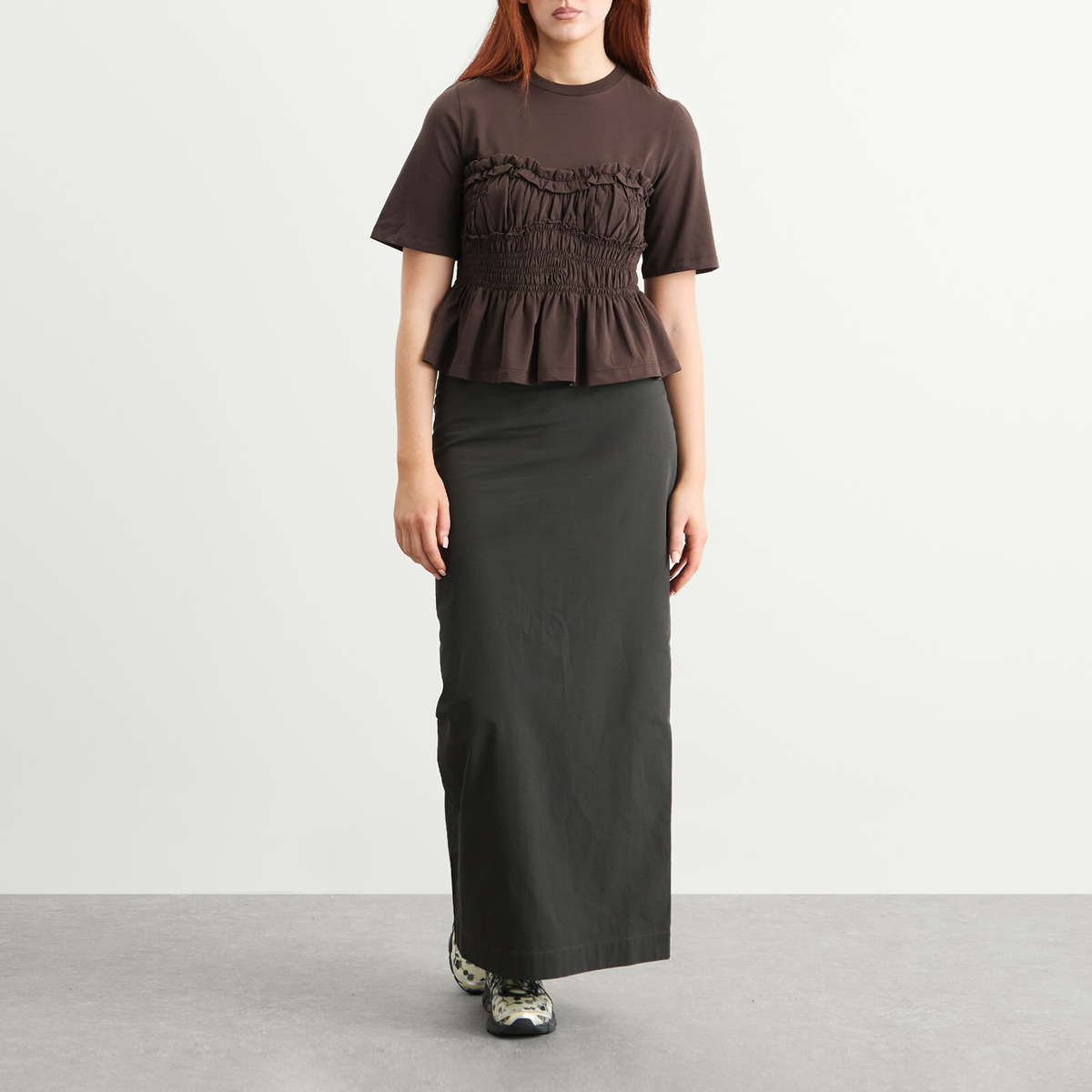 Cecilie Bahnsen Women's Vilde T-Shirt in Brown