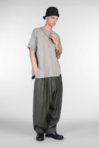 Ziggy Chen Pants In Green Chanvre