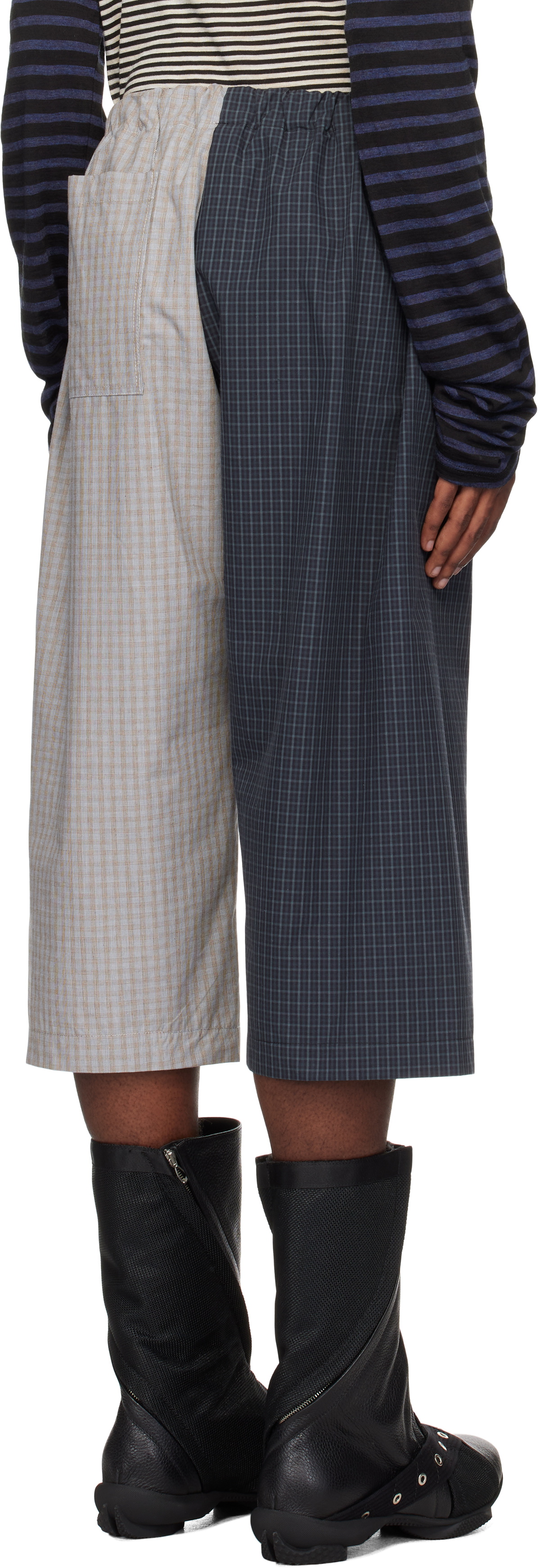 SC103 SSENSE Exclusive Blue & Gray Courrier Shorts