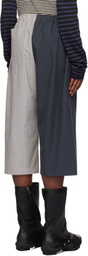 SC103 SSENSE Exclusive Blue & Gray Courrier Shorts