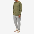 Maharishi Men's MILTYPE Embroidery Long Sleeve Pocket T-Shirt in Olive