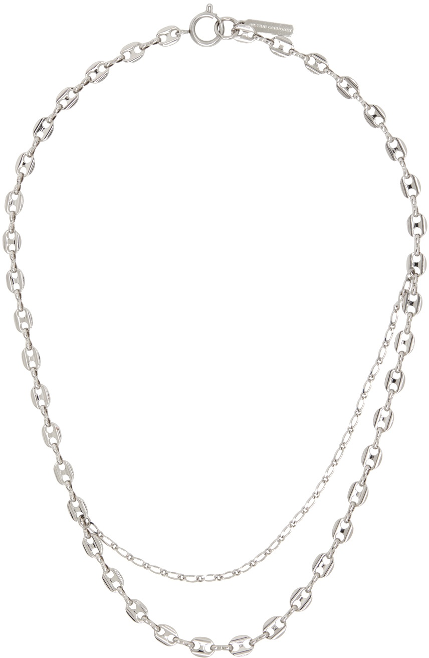 Justine Clenquet Silver Alexis Necklace