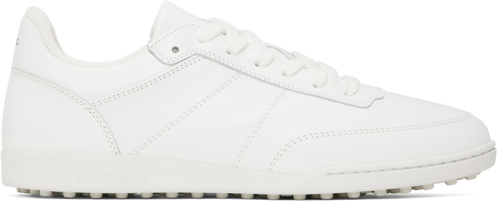 Photo: A.P.C. White Moe Sneakers