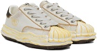 Miharayasuhiro White Smudged Sneakers