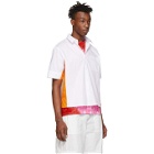 Wales Bonner White and Orange Pocket Short Sleeve Shirt