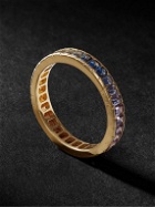 VADA - Eternity Gold Sapphire Ring - Gold