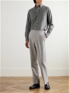 Kingsman - Drake's Button-Down Collar Cotton-Flannel Shirt - Gray