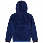 Moncler Grenoble Men's Fleece Popover Hoody in Blue