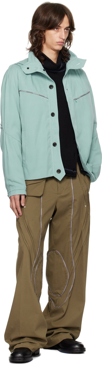 ohne k-dart jacket light teal 46