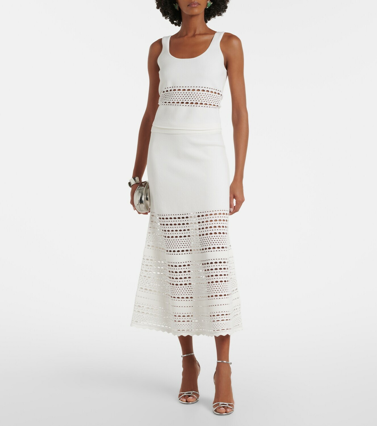 Simkhai Fitzgerald open-knit tank top