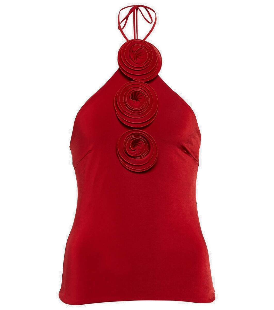 Magda Butrym  限定品✨️ローズモチーフパターンTシャツ M 新品【MAGDA BUTRYM H&M】限定品 ローズモチーフ パターンT