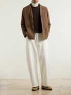 Massimo Alba - Baglietto Cotton and Linen-Blend Blazer - Brown
