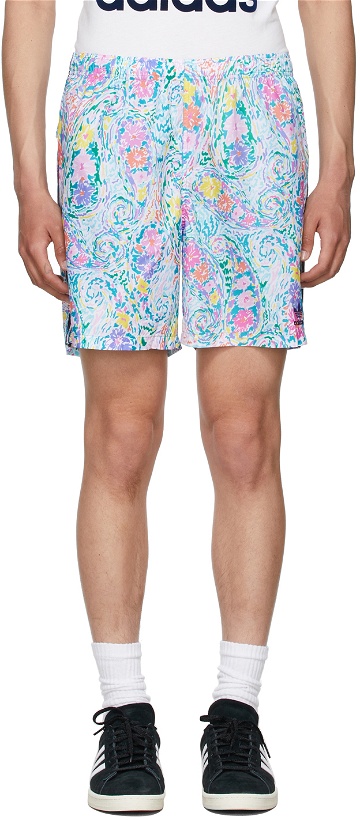 Photo: Noah Multicolor adidas Originals Edition Floral Shorts