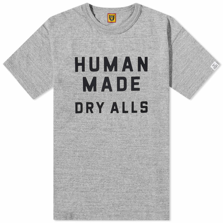 Photo: Human Made Classic Font T-Shirt in Grey