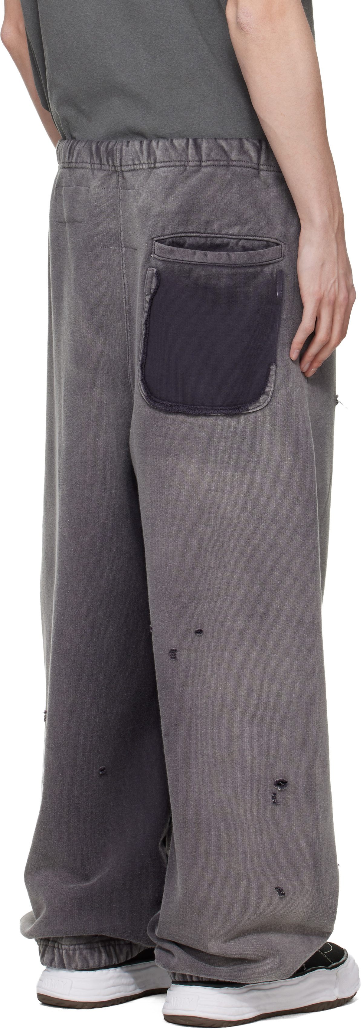Maison MIHARA YASUHIRO Gray Sun Faded Like Sweatpants