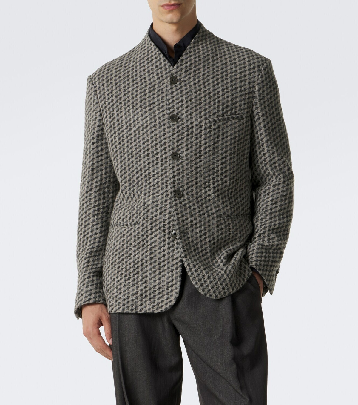Giorgio Armani Cashmere and wool-blend blazer