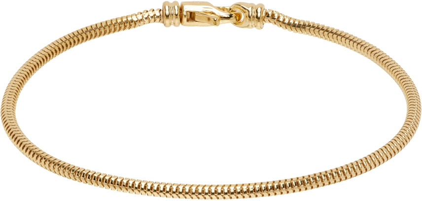 Tom Wood Gold Snake Chain Bracelet Tom Wood