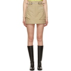 Andersson Bell Khaki Mika Miniskirt