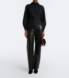 Khaite Harlow wool and cashmere top